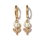Orecchini Hoop Tulipano Pastel