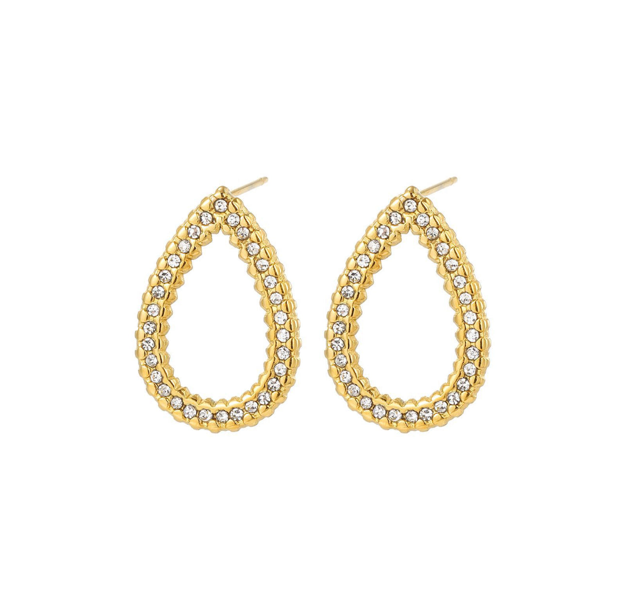 STOP&GO-Orecchini goccia linea luce