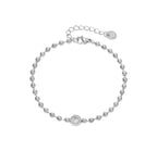 Bracciale a sfere zircone cerchio