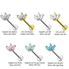 Piercing 3 petali di Loto