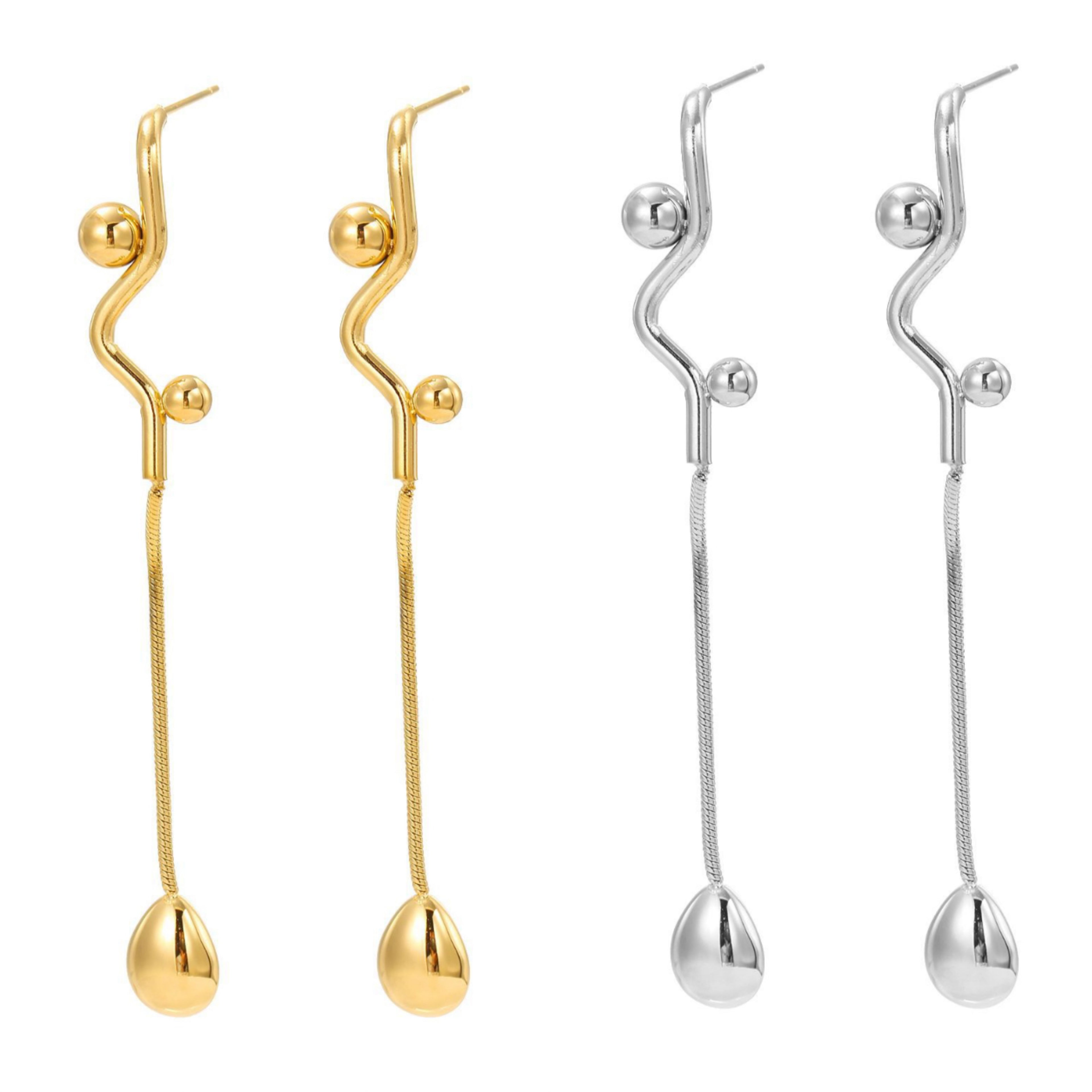 STOP&GO-Orecchini ramus goccia