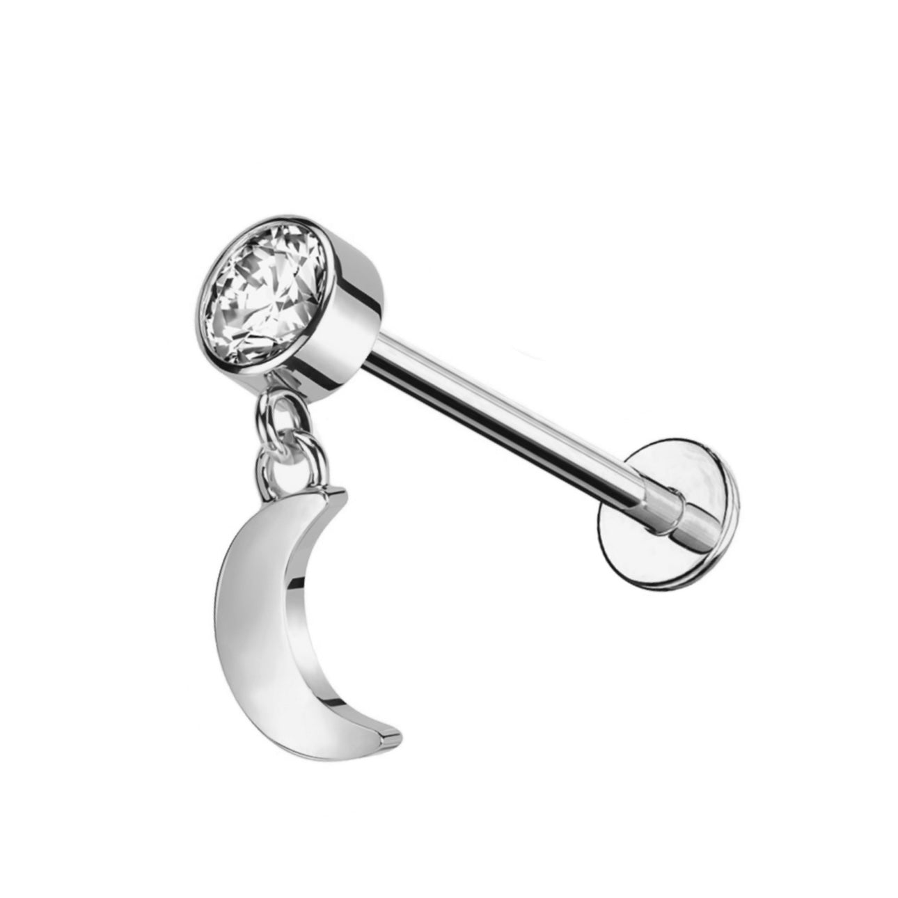 Piercing Luna e Zirconi Titanio