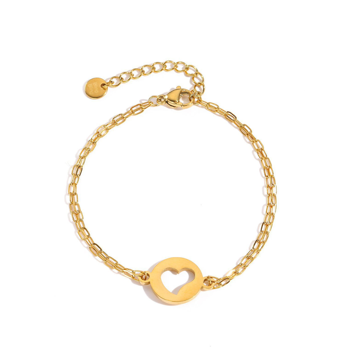 STOP&GO-Bracciale lega di medaglia love