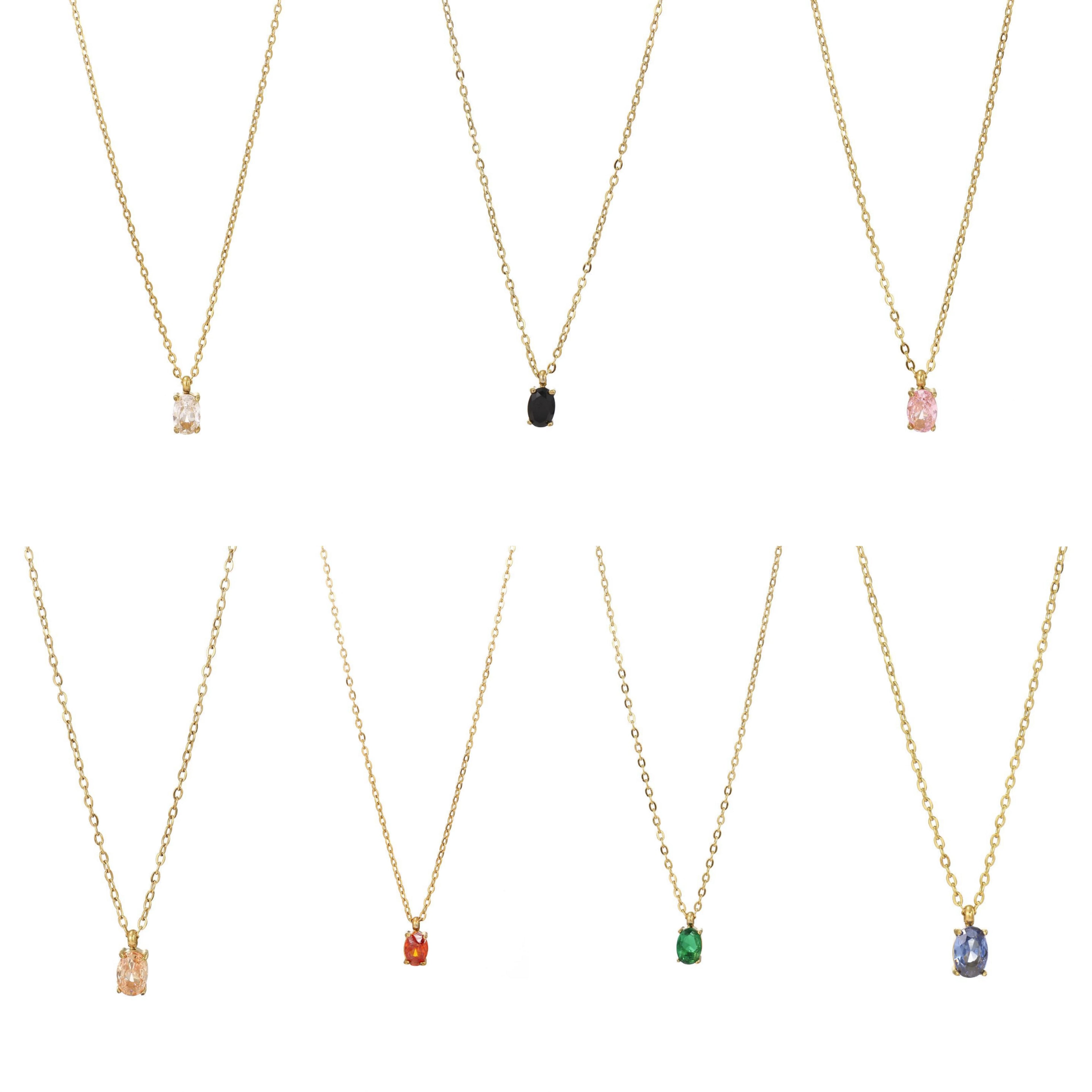 Collana sgranelli ovali