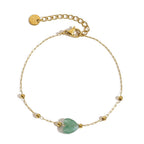 Bracciale pietra naturale - Cuore