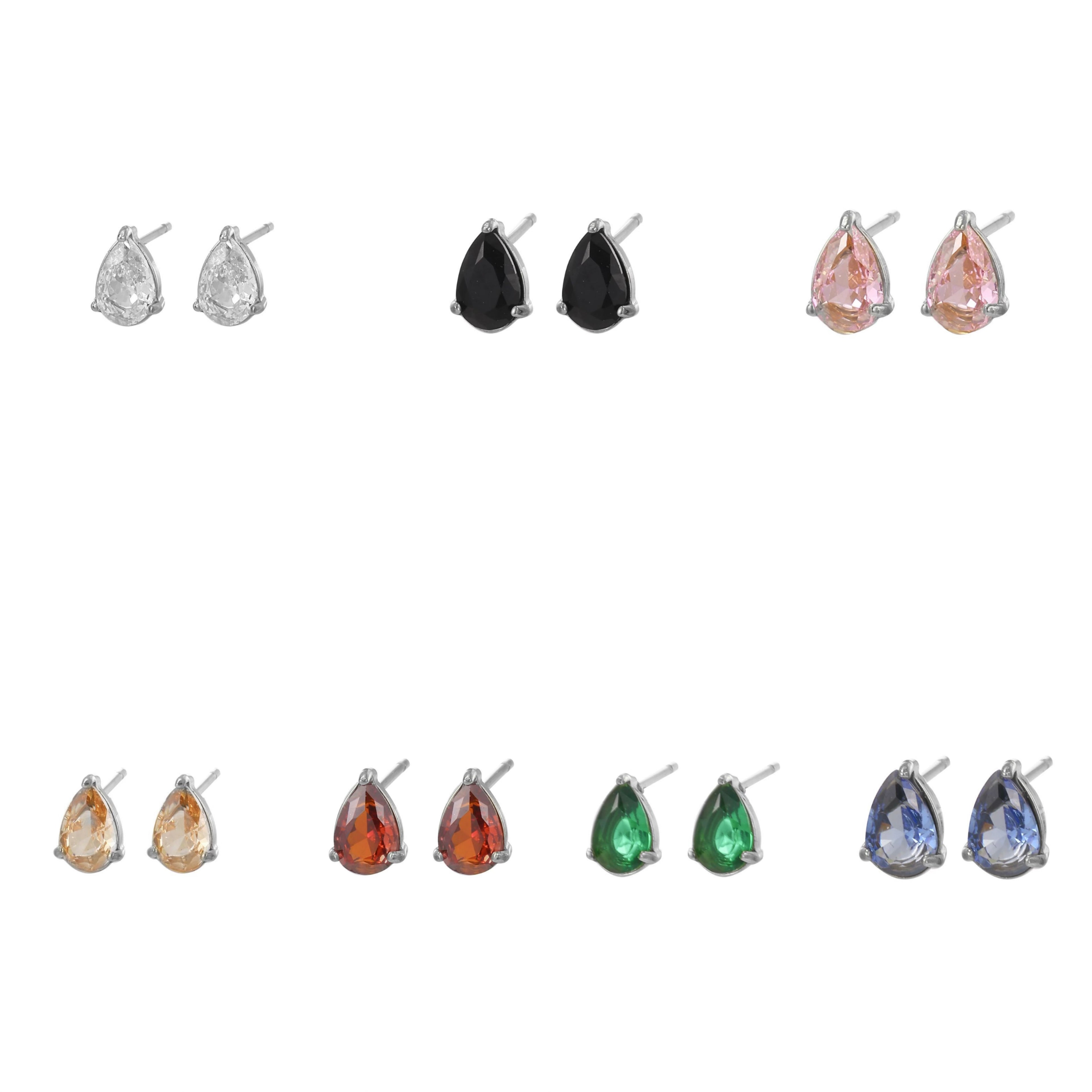 Orecchini sgranelli gocce colorate