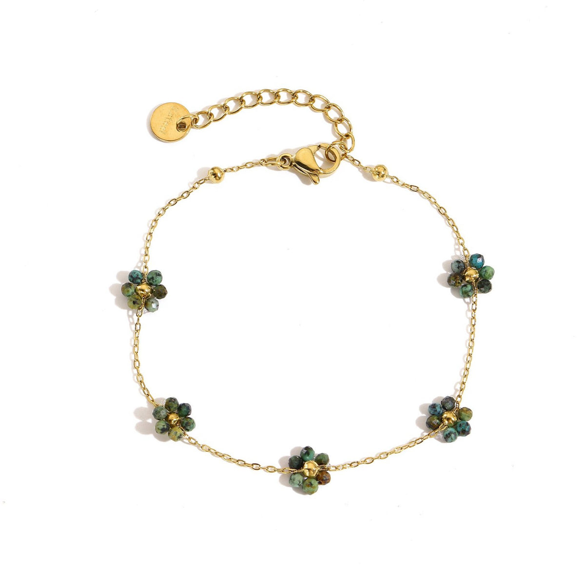 Bracciale pietra naturale - Flowers