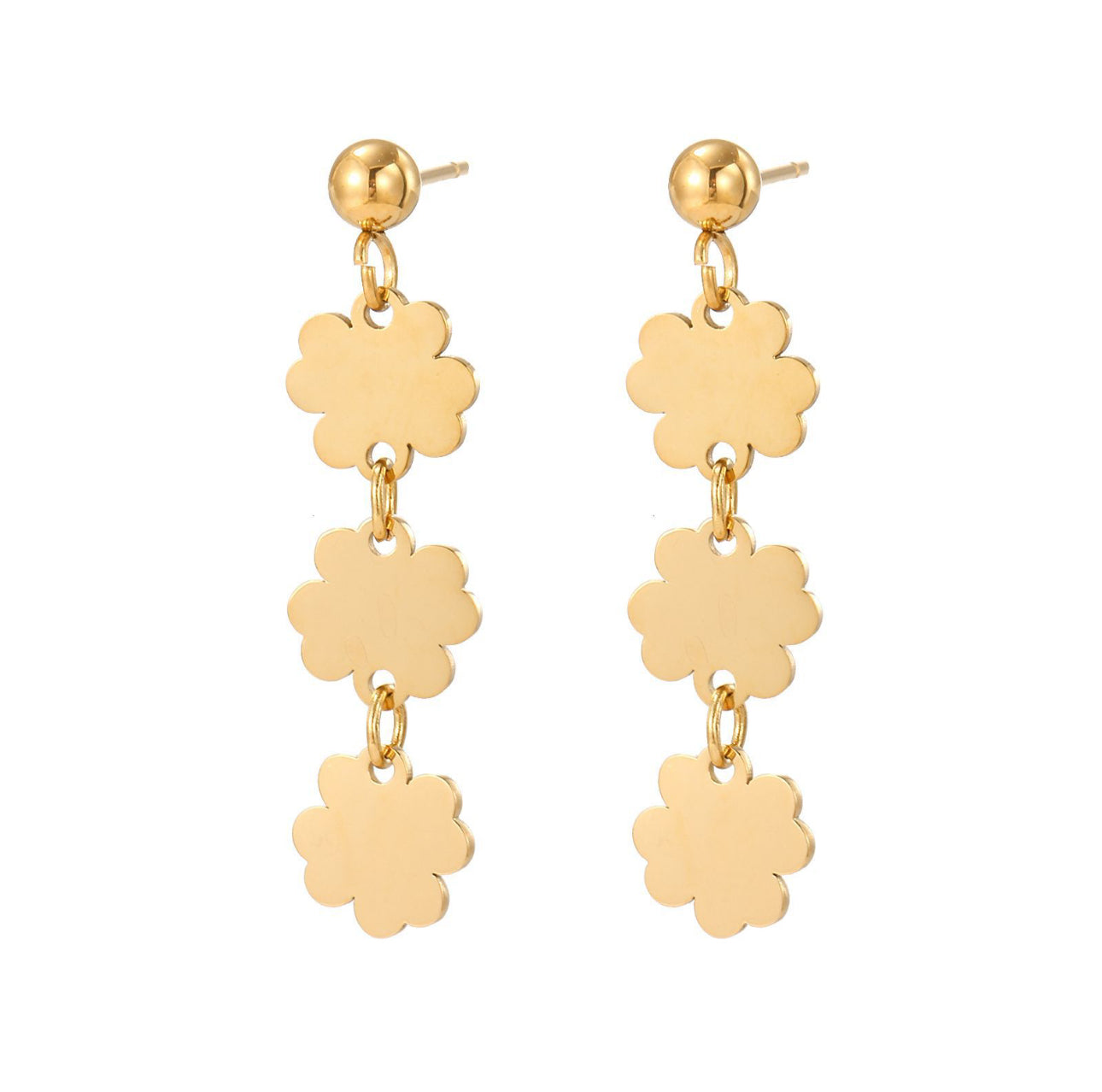 STOP&GO-Orecchini linea fiorata