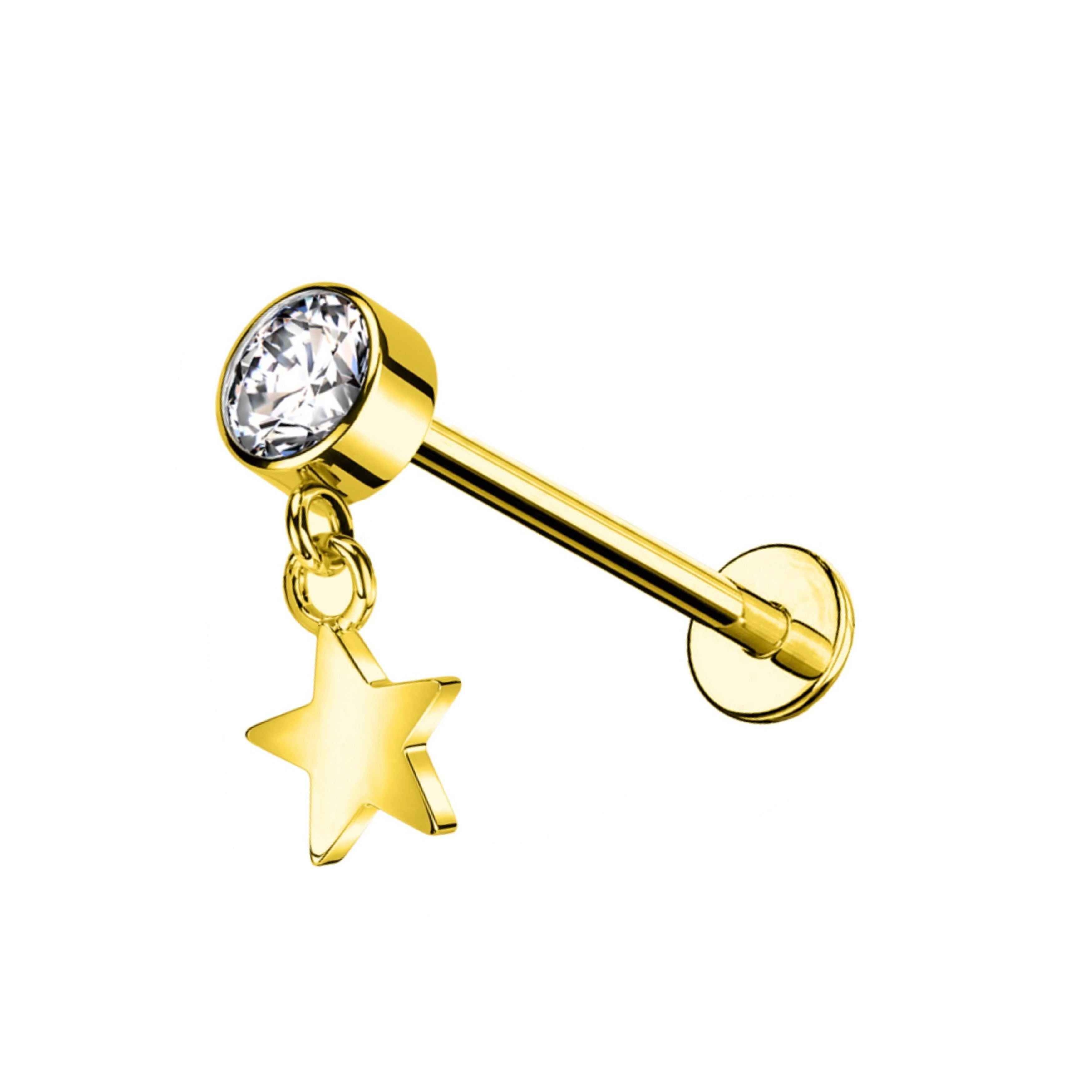 Piercing Stella e Zirconi Titanio