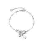 STOP&GO-Bracciale fiocco con perla
