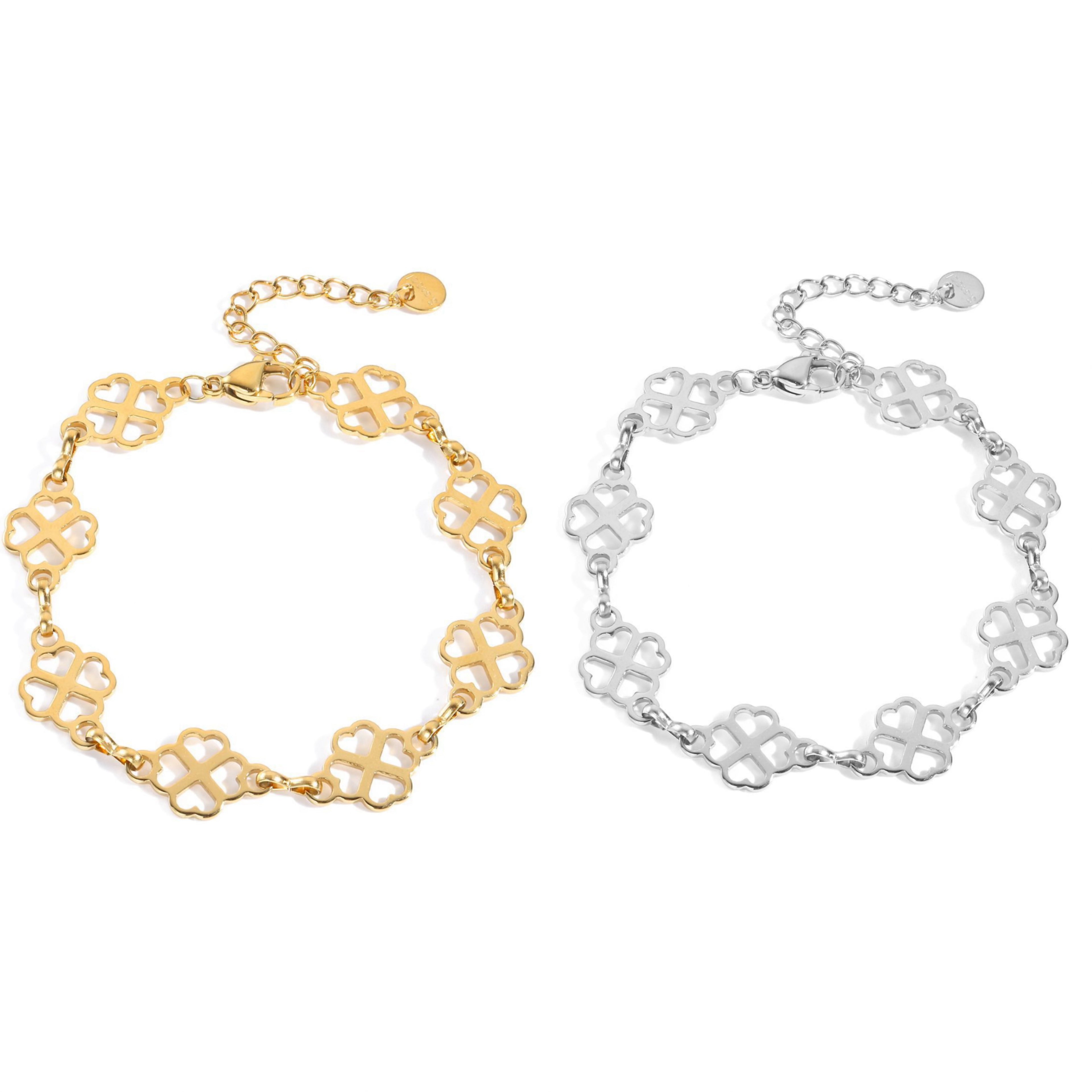 STOP&GO-Bracciale a quadrifogli