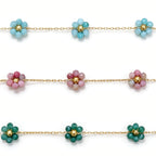 Bracciale pietra naturale - Flowers