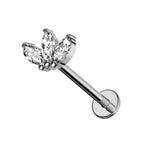 Piercing 3 petali di Loto