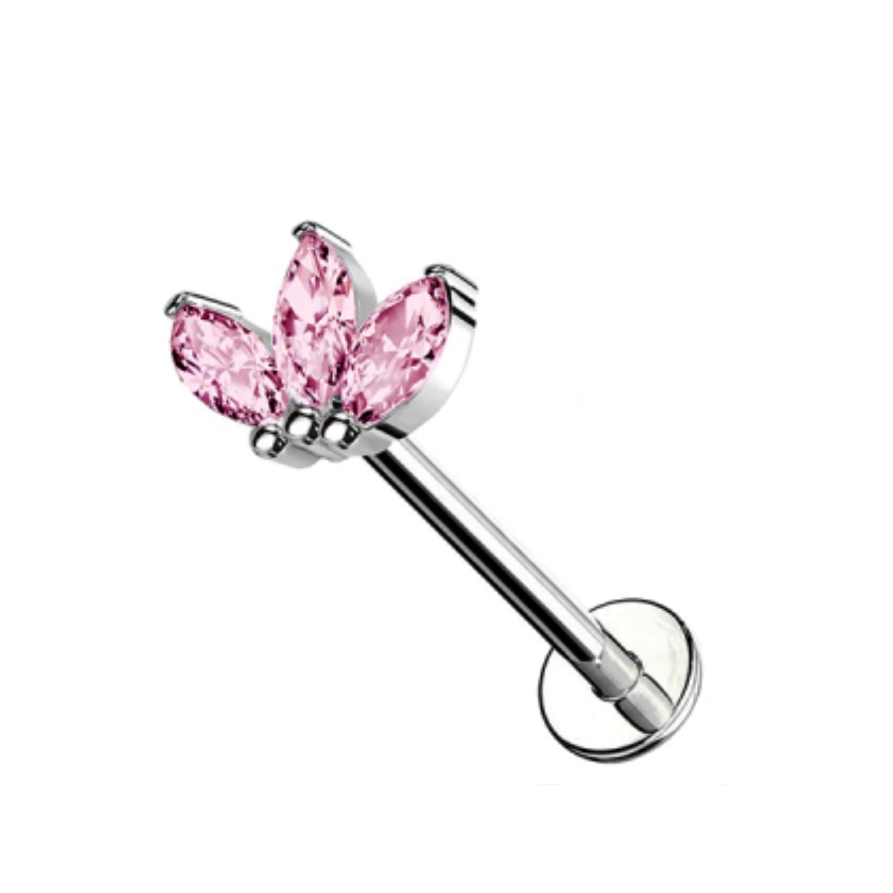 Piercing 3 petali di Loto