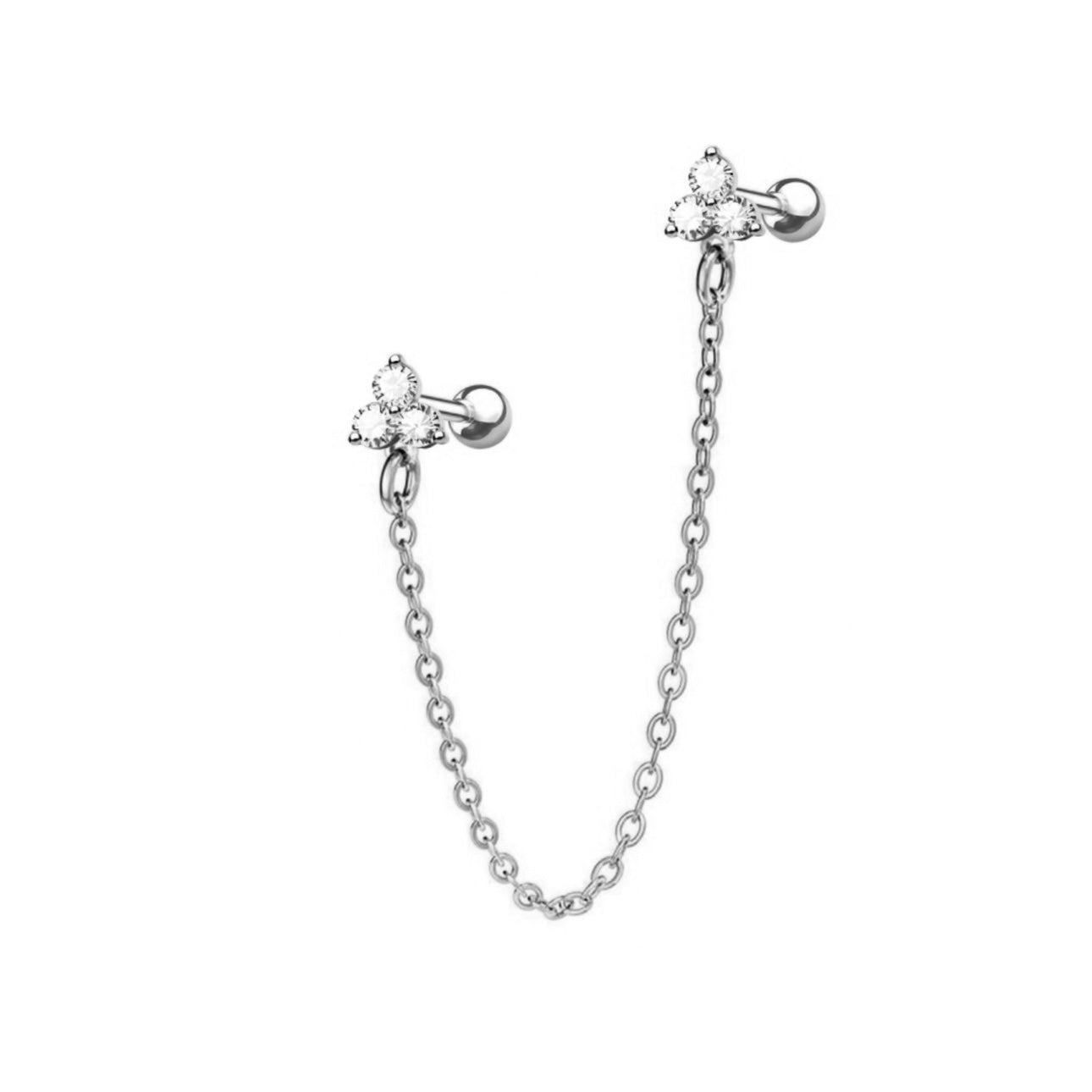 Piercing Trilumi con Catena