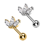 Piercing 3 petali di loto