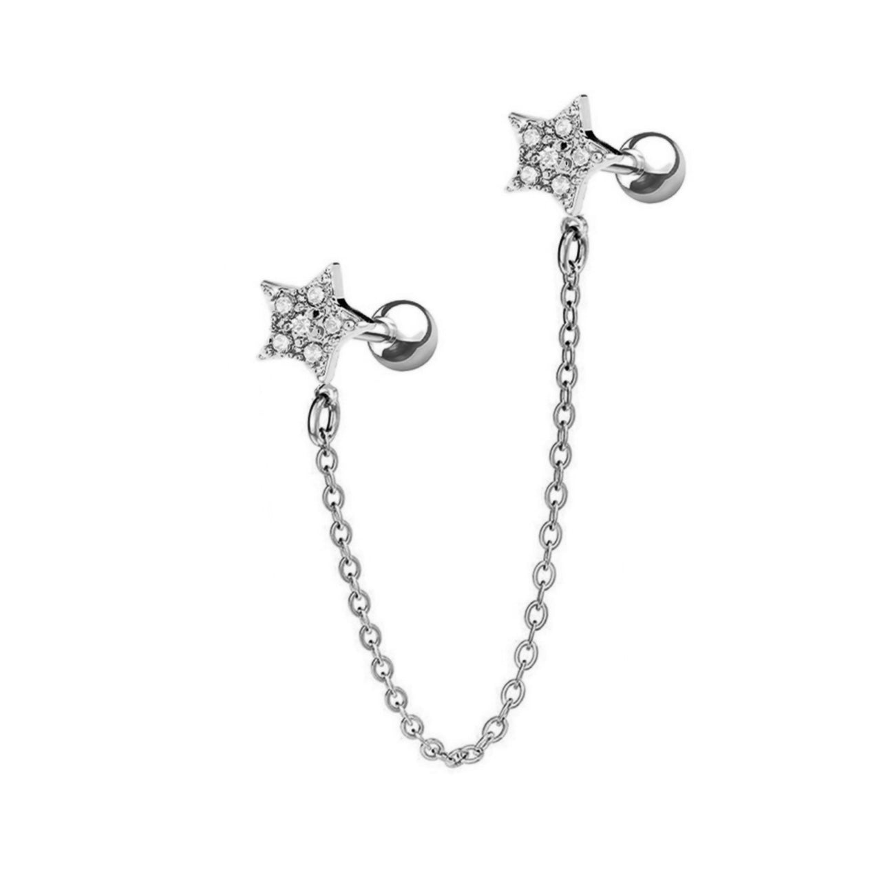 Piercing Stella con Catena