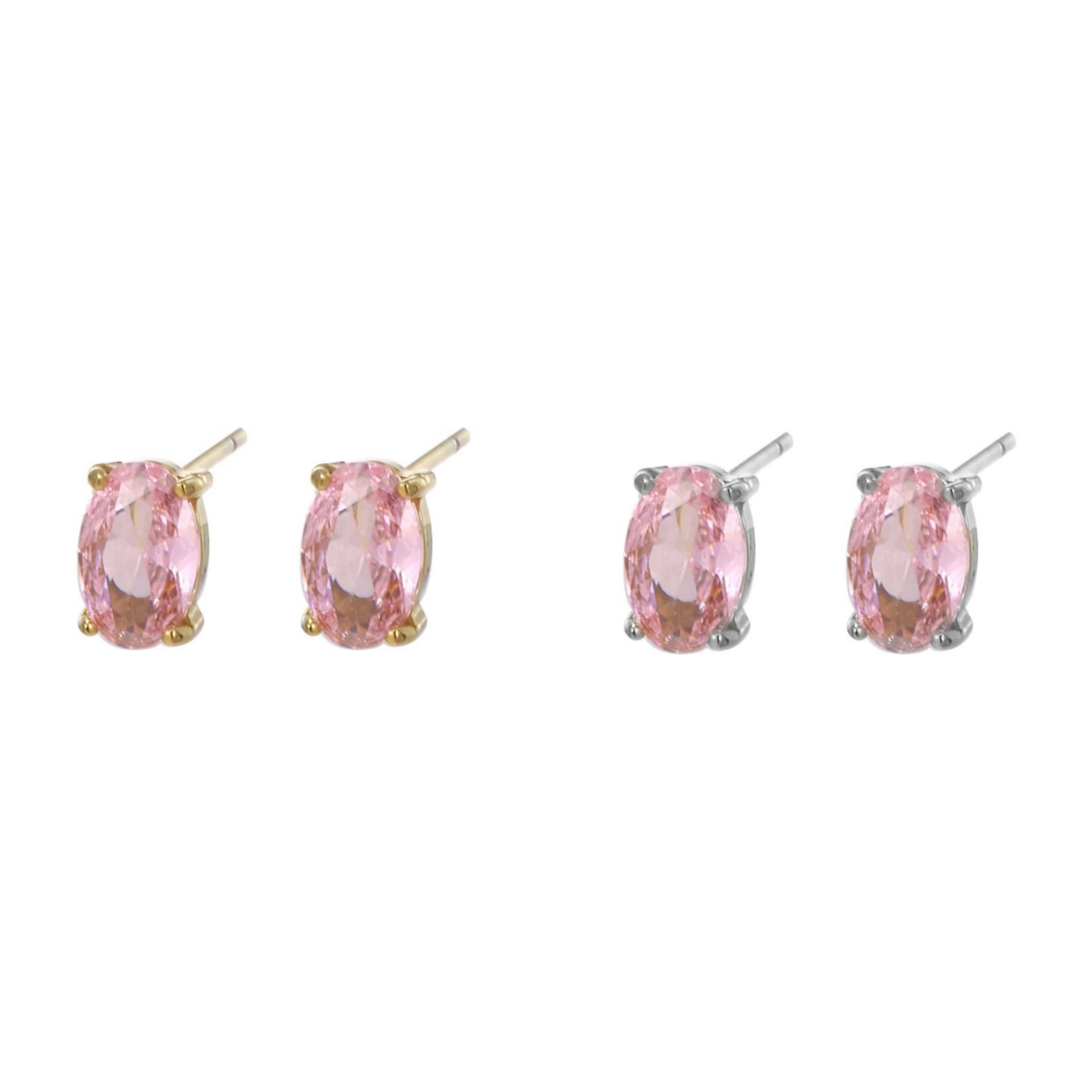 Orecchini sgranelli ovali colorati