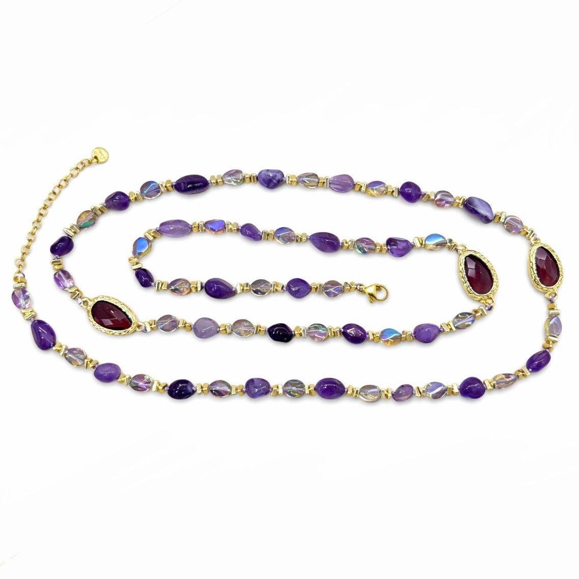 Collana Pietra Naturale (80+5cm)