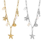 Collana Multicharm Stella Marina