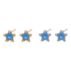 Orecchini sgranelli stelle colorate