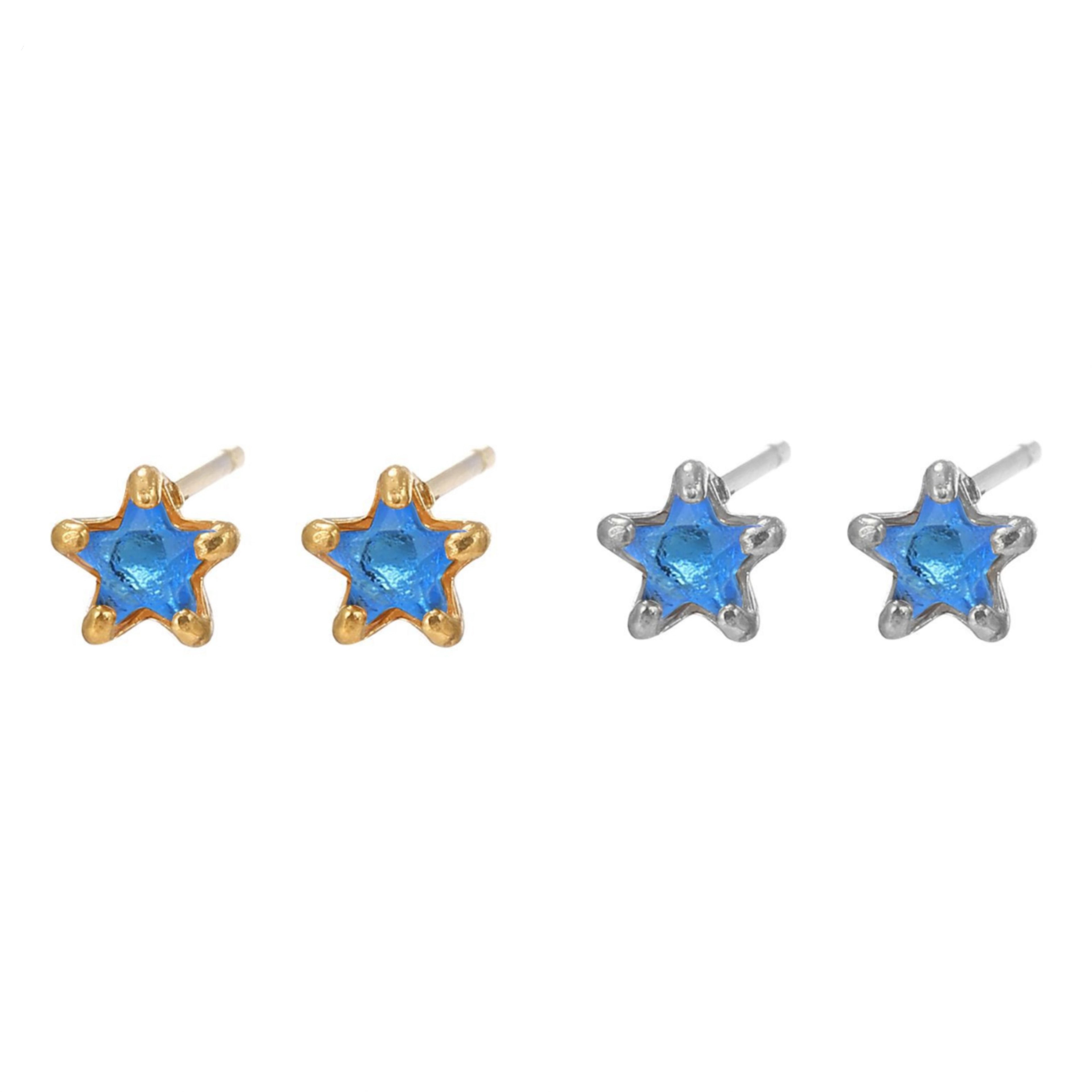 Orecchini sgranelli stelle colorate