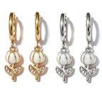 Orecchini Hoop Tulipano Pastel
