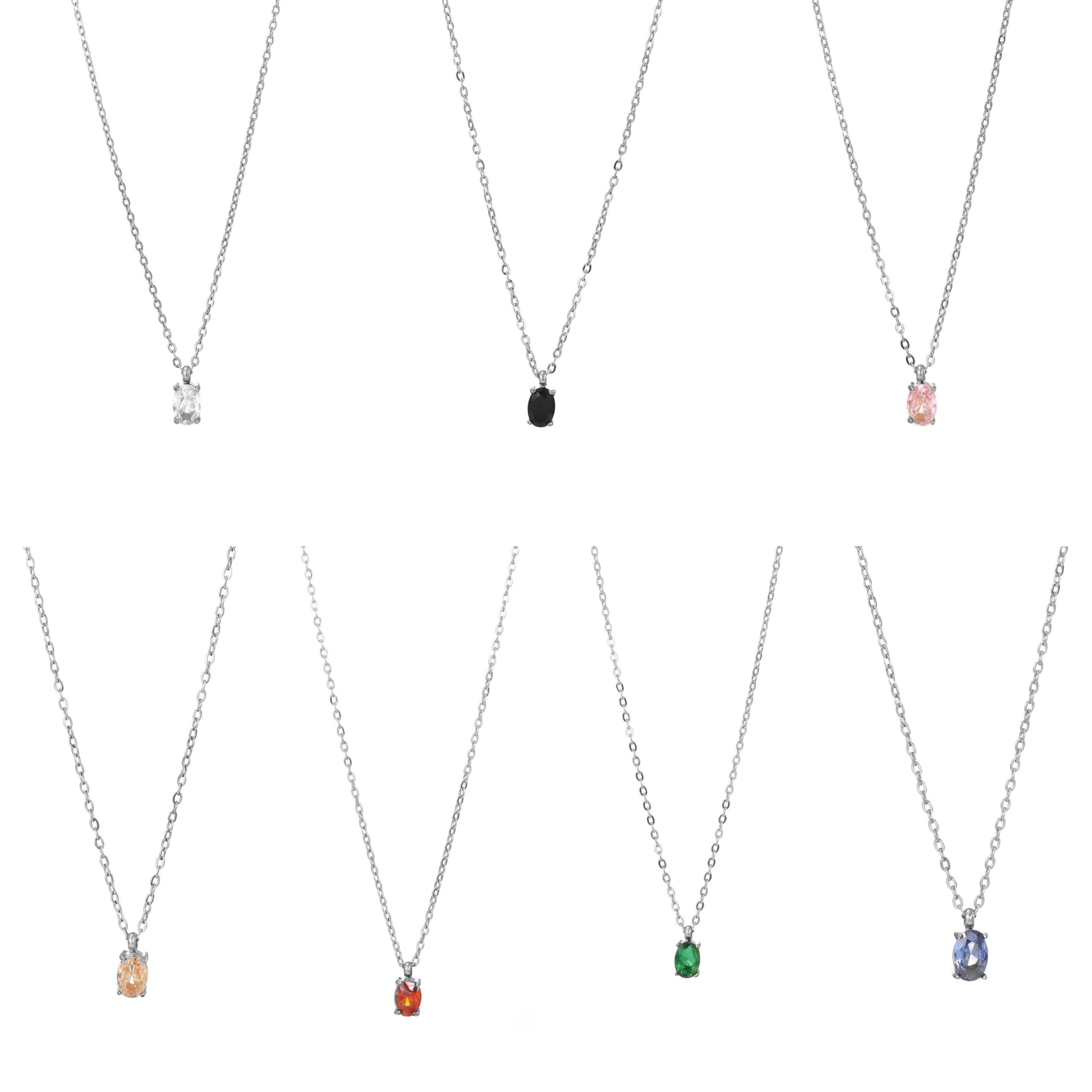 Collana sgranelli ovali