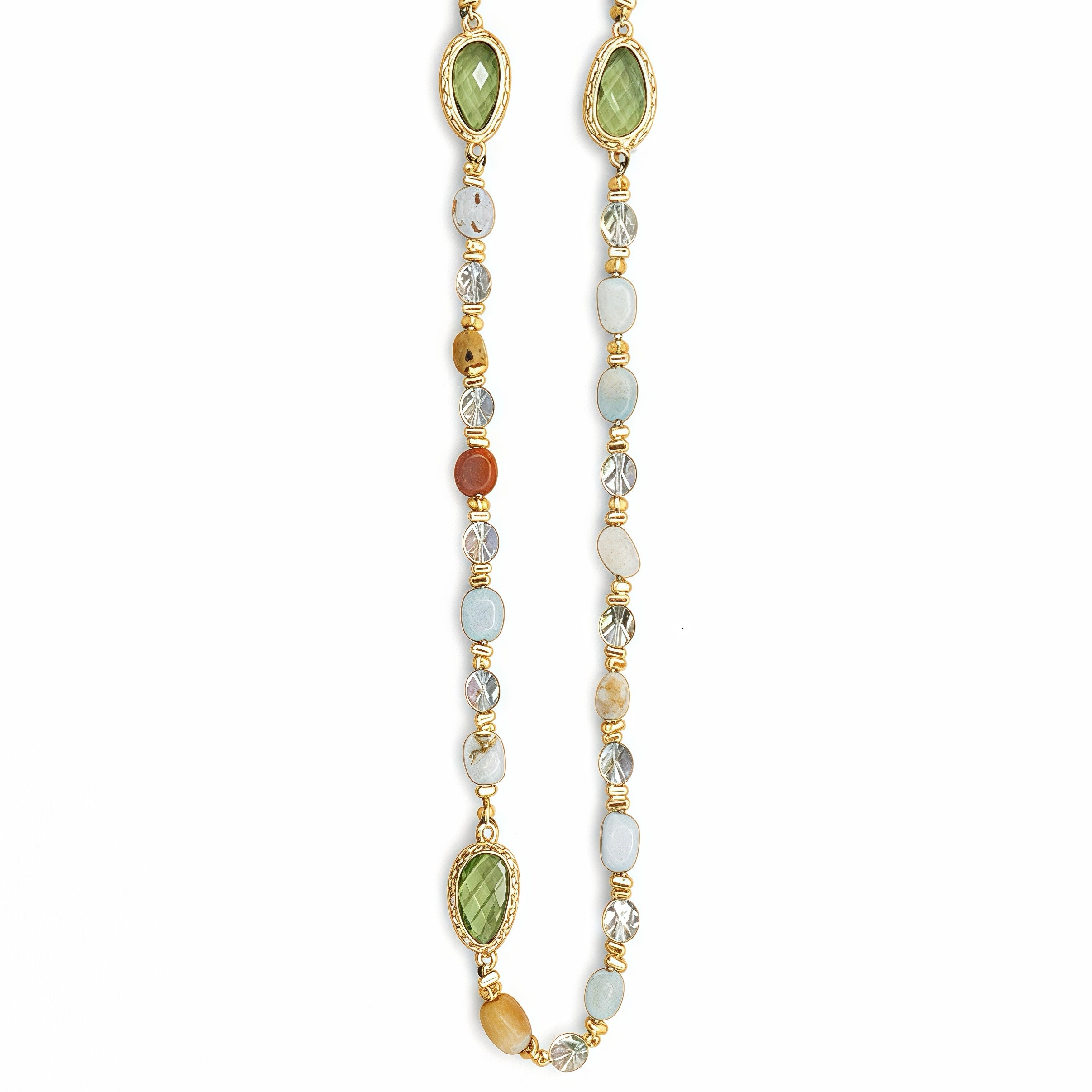 Collana Pietra Naturale (80+5 cm)