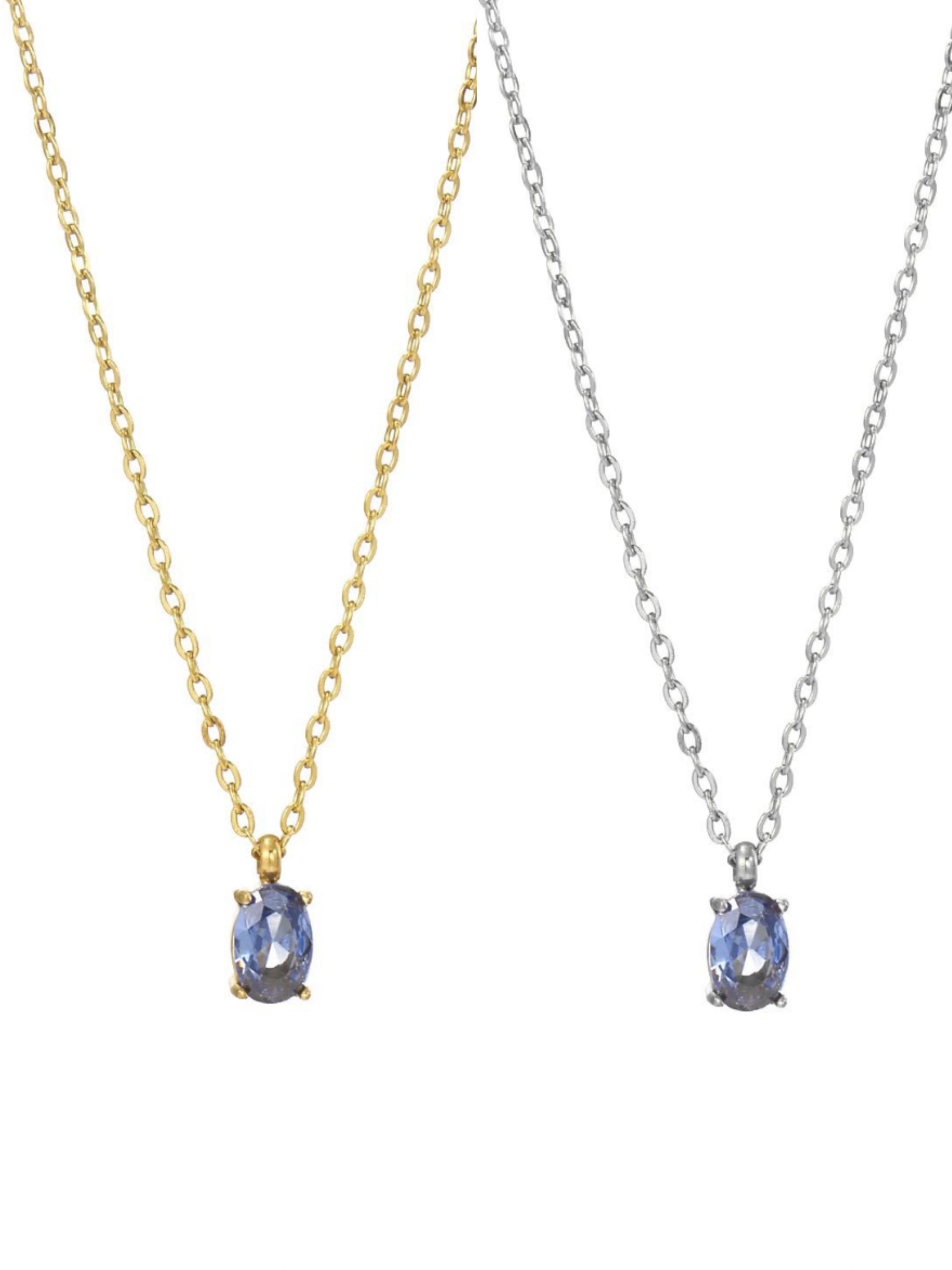 Collana sgranelli ovali