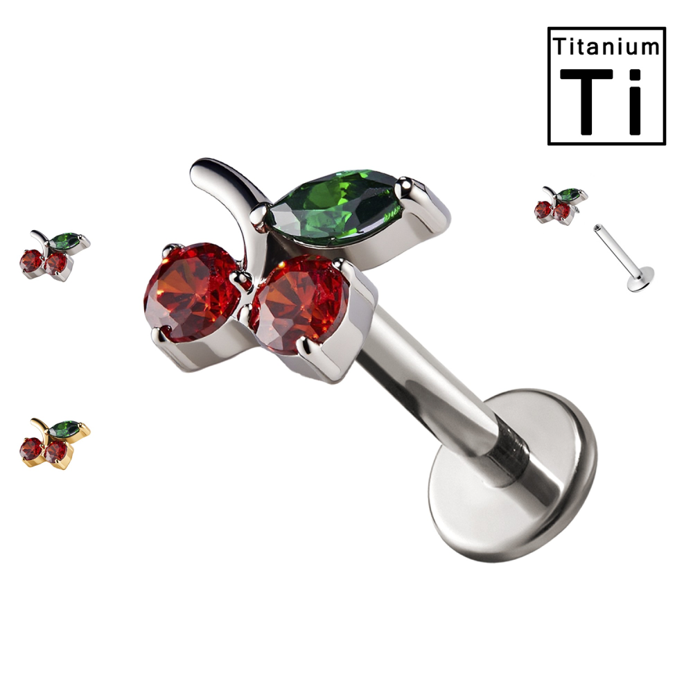 Piercing Ciliegia Titanio