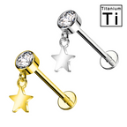Piercing Stella e Zirconi Titanio