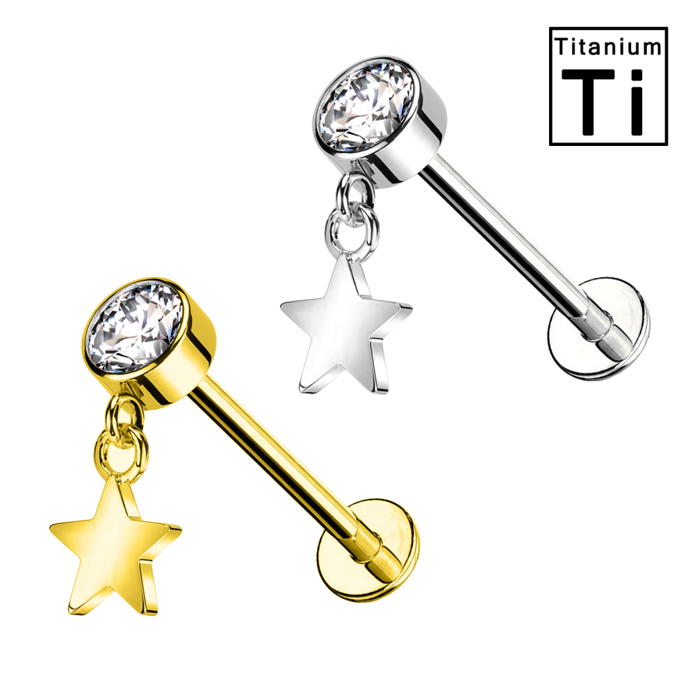 Piercing Stella e Zirconi Titanio