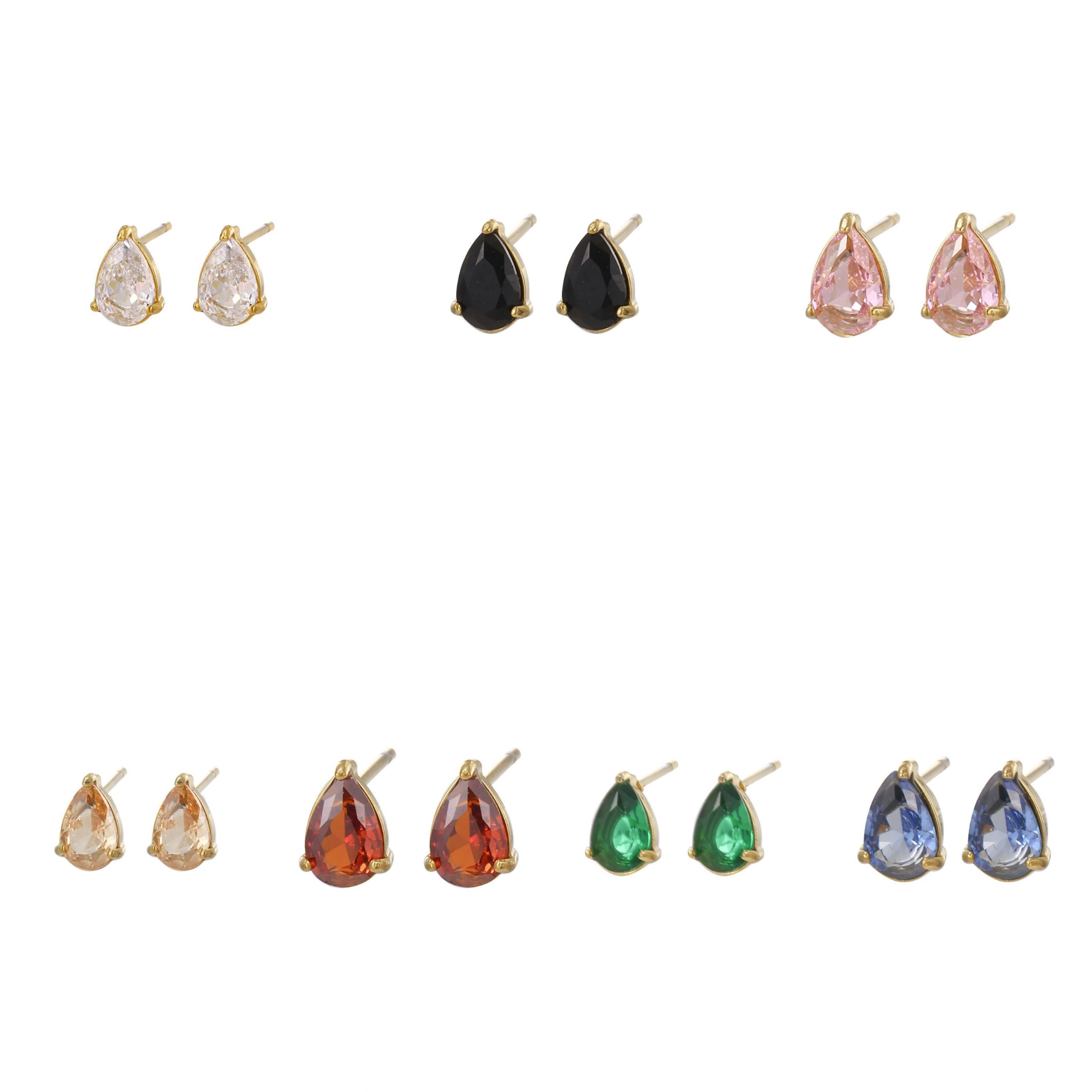 Orecchini sgranelli gocce colorate