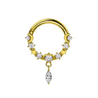 Piercing Cerchio Clicker goccia pendente