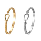 Bracciale rigido chiuso - Ferro da cavallo