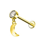 Piercing Luna e Zirconi Titanio