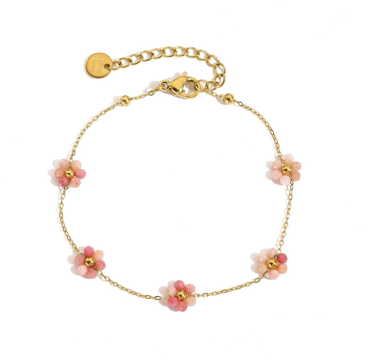 Bracciale pietra naturale - Flowers
