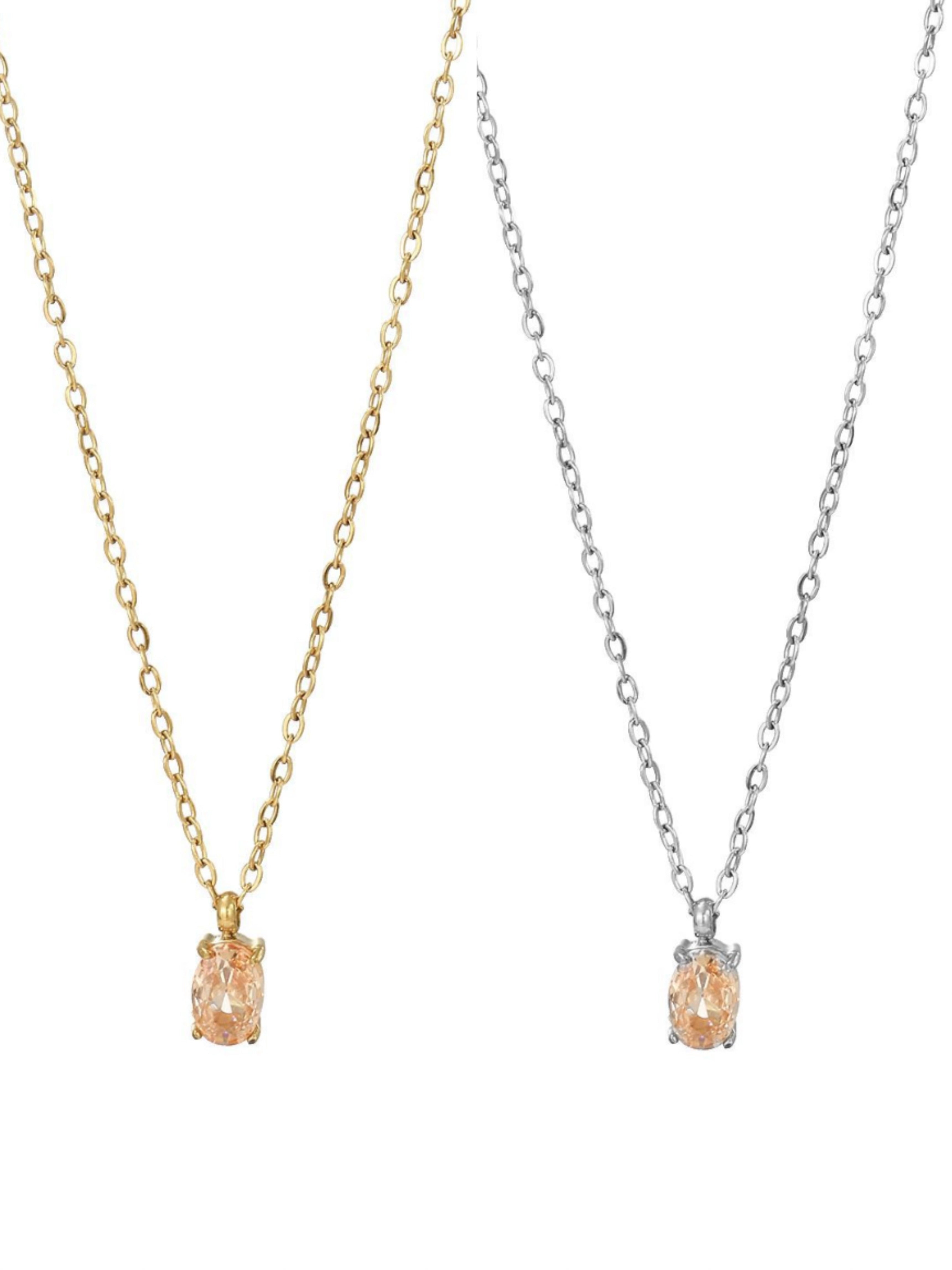 Collana sgranelli ovali