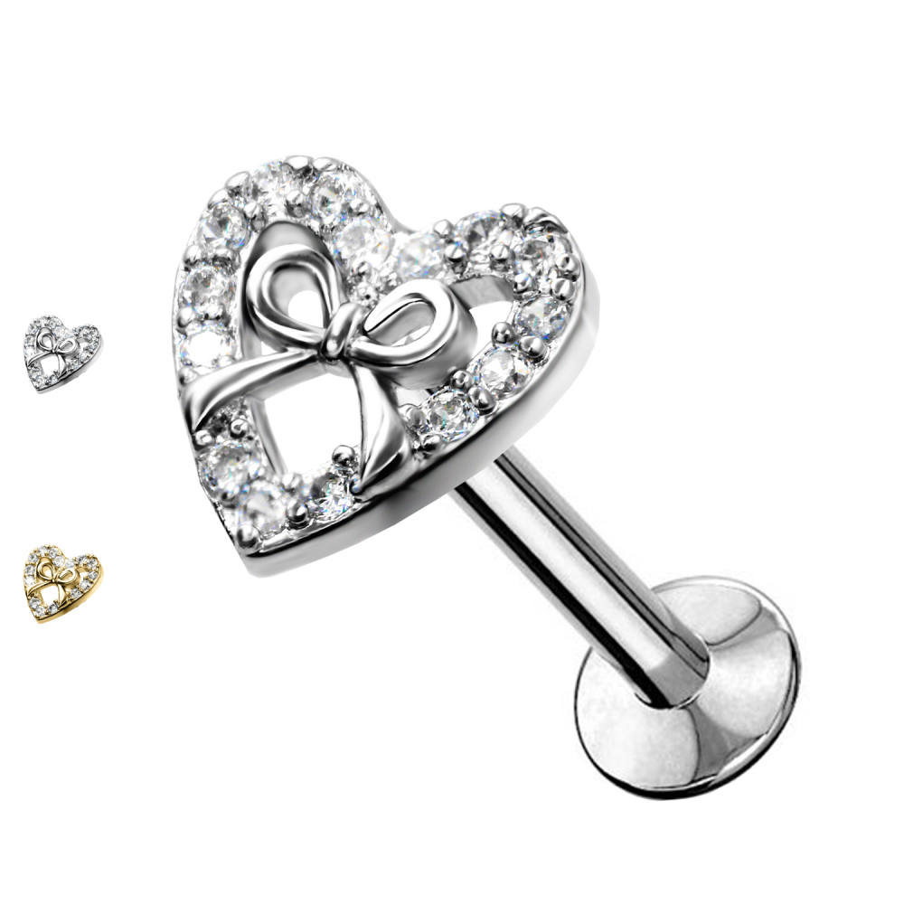 Piercing Cuoricino&Fiocco