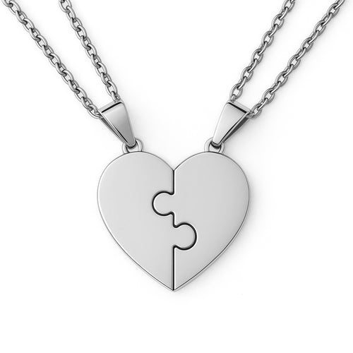 Collana Personalizzabile Cuore Puzzle