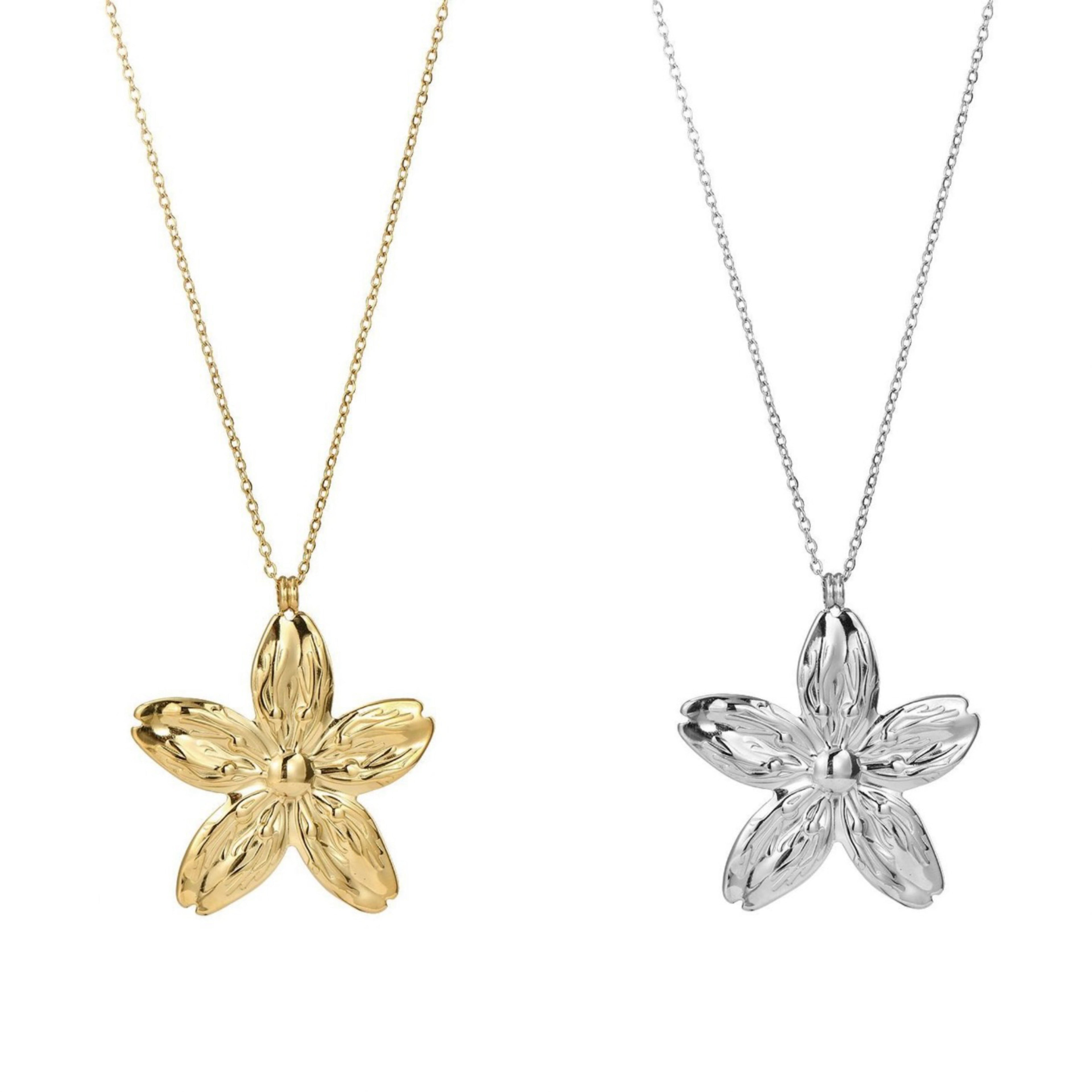 Collana Mega Pendolo Fiore