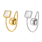 Anello aperto-incontro geometrico