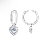 STOP&GO-Orecchini Hoop cuore