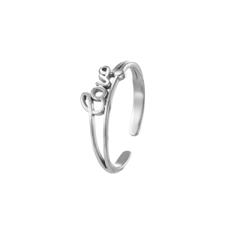 Anello aperto - love