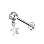 Piercing Stella e Zirconi Titanio