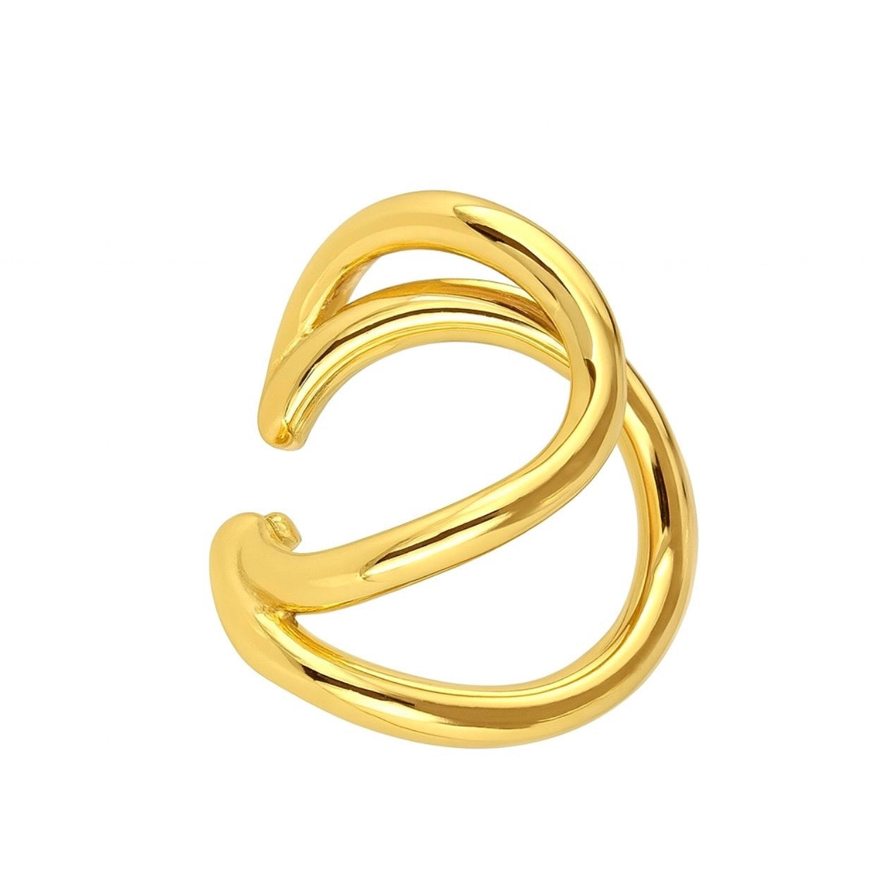 Ear Cuff Doppia Linea Curve