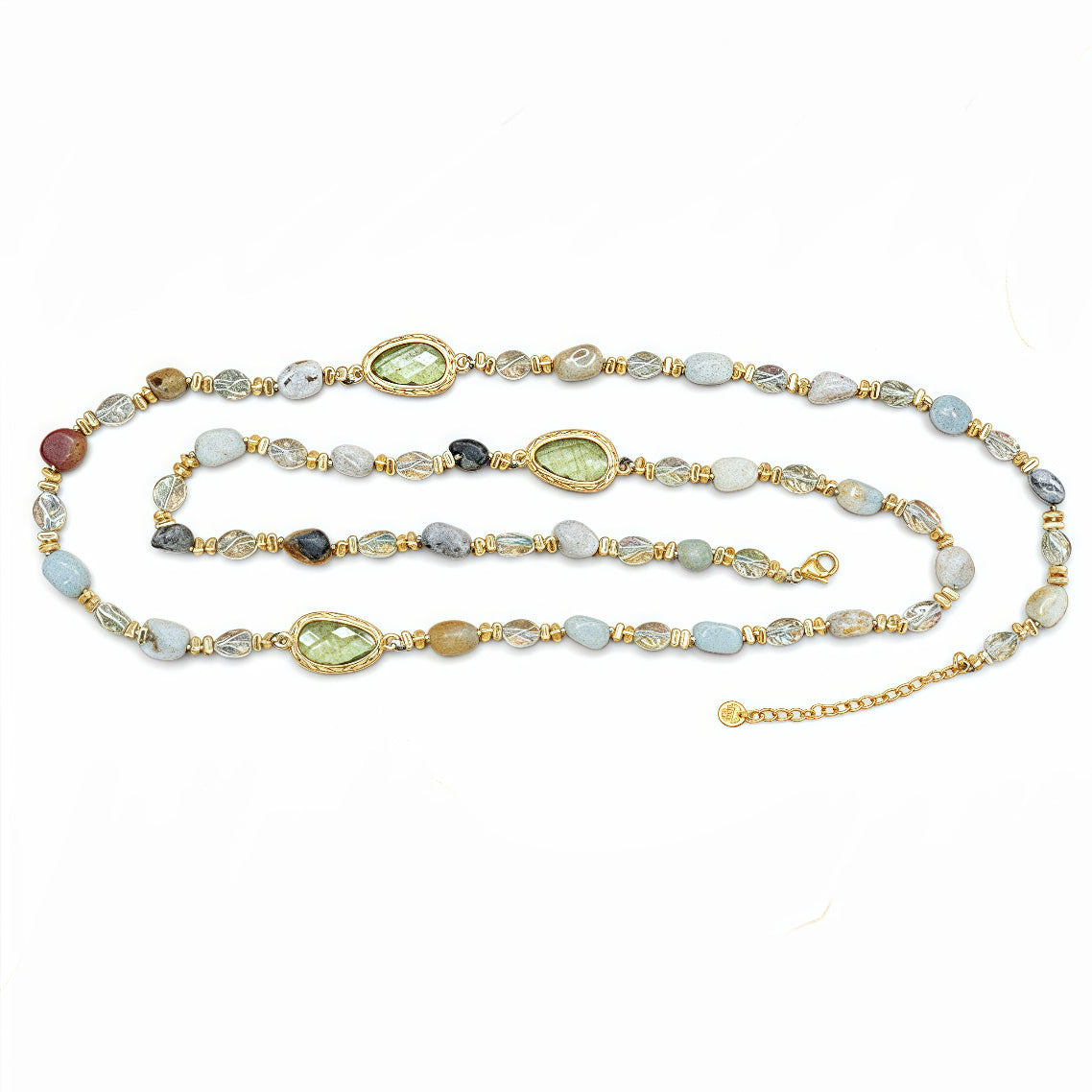 Collana Pietra Naturale (80+5 cm)