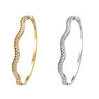 Bracciale rigido chiuso - Onda Luce