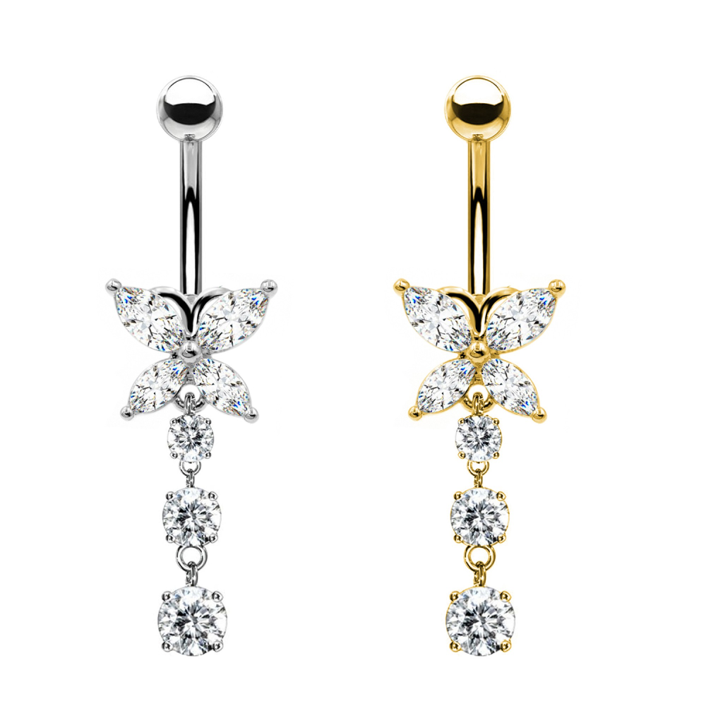 Piercing Ombelico Farfalla